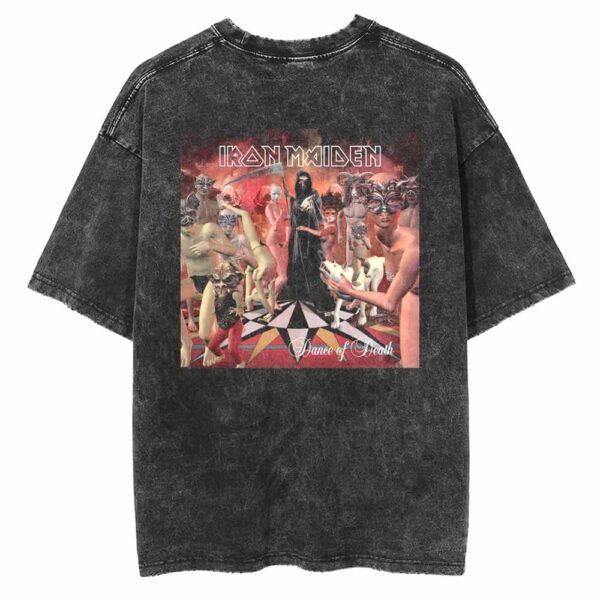 Iron Maiden Dance Of Death 2003 Tour Poster Retro Band T Shirt