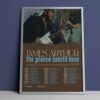 James Arthur The Pisces World Tour USA 2025 Poster Tour Dates Merch Limited Edition Poster Canvas