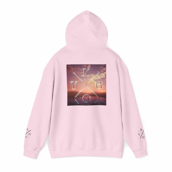 Kygo Official Merchandise World Tour 2025 Exclusive Album Vinyl Cover On Back New Arrivals Hoodie Pink Version