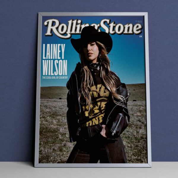 Lainey Wilson The Rolling Stone UK Magazine Cover The Cool Girl Of Country Poster Canvas