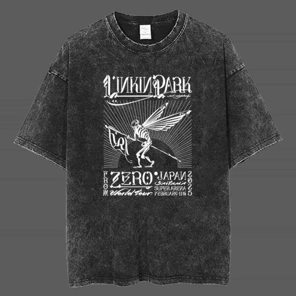 Linkin Park From Zero World Tour 2025 FZ Saitama Poster February 11 2025 By Usugrow Merch Vintage T Shirt