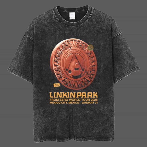 Linkin Park From Zero World Tour 2025 FZ Saitama Poster January 31 2025 By Paul Flores Merch Vintage T Shirt