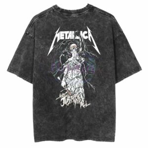 Metallica And Justice For All Pinball Art Merchandise Retro T Shirt