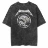 Metallica Black Album Poster Official Merchandise Snake Artwork Retro Band T Shirt