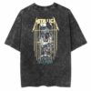 Metallica Merchandise Enter Sandman Pinball Art Retro Band T Shirt