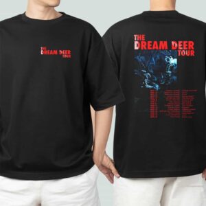 Montell Fish The Dream Deer Tour 2025 Poster Tour Dates Merch Unisex Two Sides T Shirt