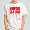 Mumford And Sons 2025 UK And EU Tour Merch Tee With Tour Dates Unisex T Shirt