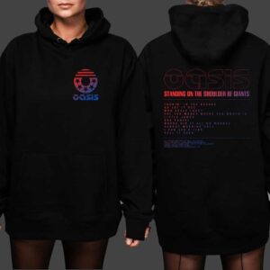 Oasis Rock Band Merchandise Standing On The Shoulder Of Giants Unisex Hoodie