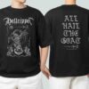 Official Hellripper Band Merch 2025 All Hail The Goat Unisex Two Sides T Shirt