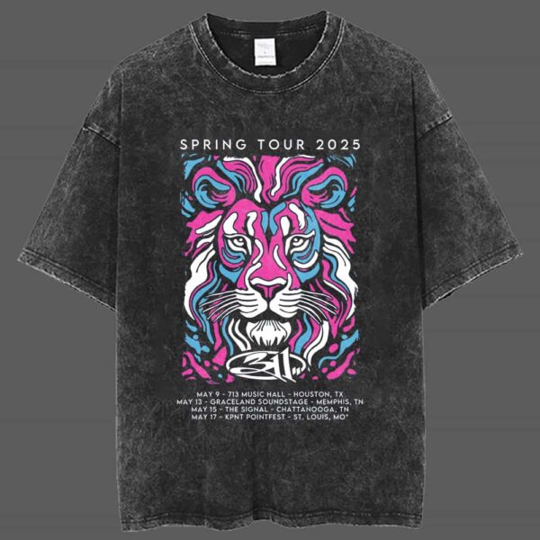 Official Merch 311 Band Spring Tour 2025 Poster Tour Dates Retro Band T Shirt