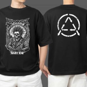 Official Merch Kameradz Agitasi Two Sides T Shirt