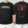 Official Whitechapel Band Merch Hymns In Dissonance Tour 2025 Tour Dates On Back Unisex Two Sides T Shirt