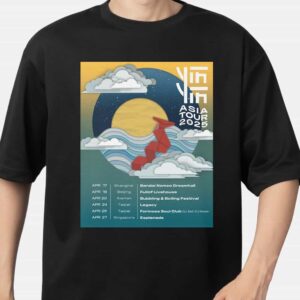 Official YIN YIN Band Asia Tour 2025 Poster Tour Dates Merchandise Unisex T Shirt