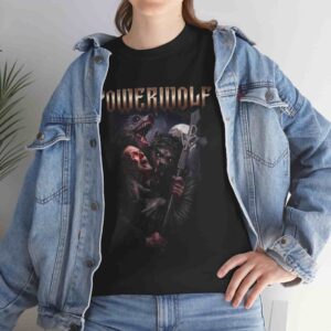 Powerwolf Thunderpriest Merchandise Unisex Two Sides T Shirt (2)