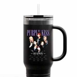 Purple Kiss 2025 Headway Tour Poster Tour Dates Official Merch Travel Tumbler