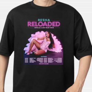 Resha Roulette Reloaded Official Game Night Tour 2025 Poster Tour Dates Unisex T Shirt