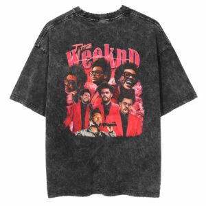 Retro 90s The Weeknd After Hours Acid Washed T Shirt