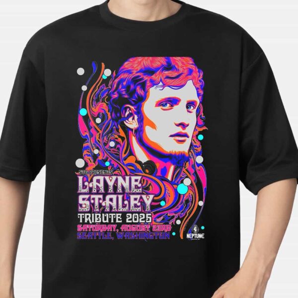 STG Presents Layne Staley Tribute 2025 August 23rd At Seattle Washington Poster Limited Unisex T Shirt