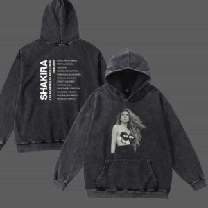 Shakira Las Mujeres Ya No Lloran Tour 2025 Tour Dates Merch Retro Hoodie