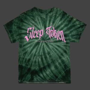 Sleep Token Even In Arcadia 2025 Tie Dye Dark Green And Black Colors Merchandise Unisex T Shirt