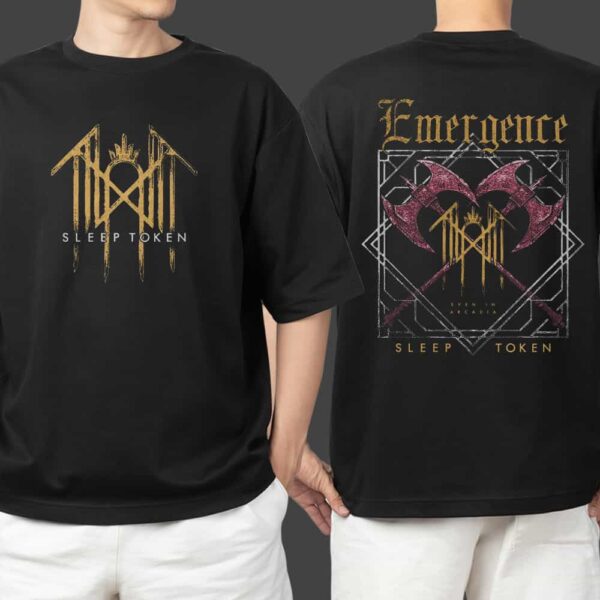 Sleep Token Even In Arcadia Emergence 2025 New Song Merchandise Concept By BLAKERDAVISON Unisex Two Sides T Shirt