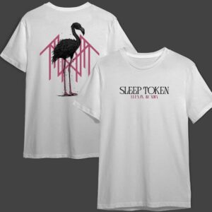 Sleep Token Merch New Arrivals 2025 Even In Arcadia Flamingo Logo Unisex Two Sides T Shirt