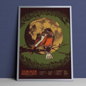 The Boxer Rebellion March 2025 Tour Dates Poster By Dannnprints Studio Poster Canvas