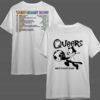 The Queers Official Merch West Coast 2025 Tour Dates On Back Two Sides T Shirt