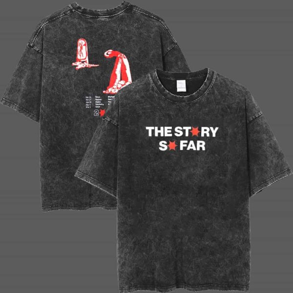 The Story So Far Merch Tour Dates 2025 Two Sides Retro Band T Shirt