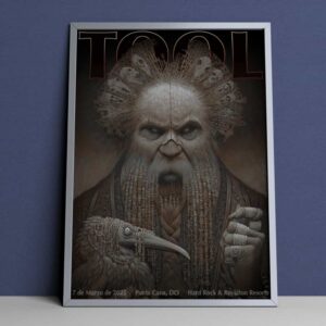 Tool Music Band Limited Merch Poster March 7 2025 At Punta Cana DO Hard Rock And Royalton Resorts Poster Canvas